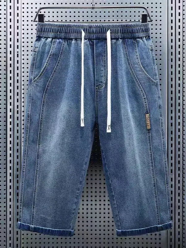 

New Summer Thin Comfortable American Sle Men's Denim orts Straight Leg Eighteen orts Youth Faion Casual mid Waist Jeans