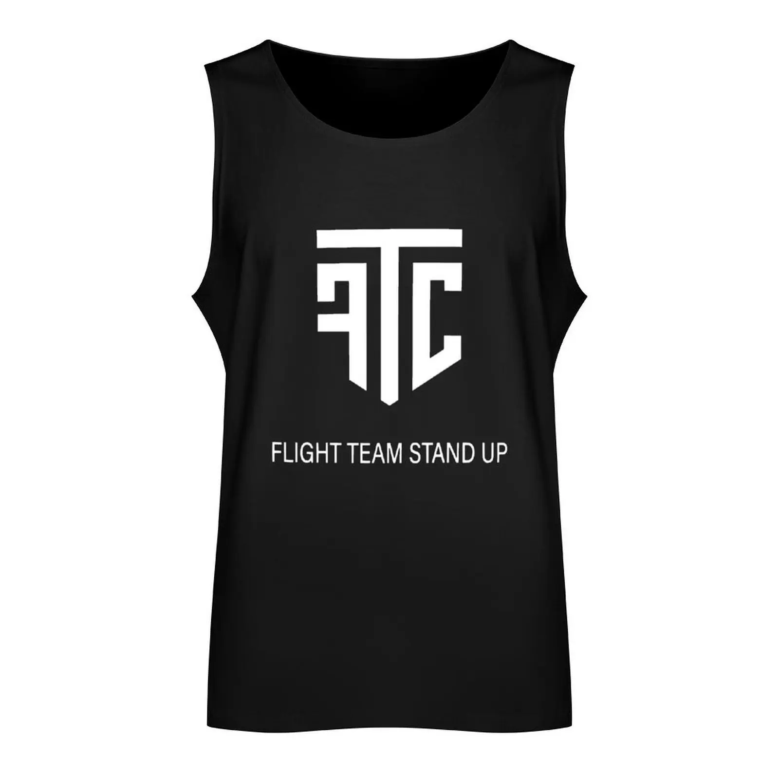 Flightreacts Merch Flight Team Stand Up Ftc Logo Tank Top Fitness men clothing Vest male Vest