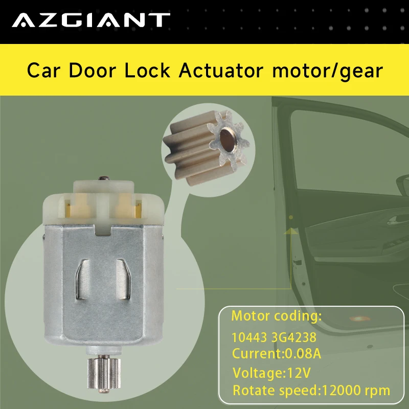 Car Central Door Lock motor 10443 12V Gears 9T Disassembly Tools For VW Passat B6 B7 Skoda Superb MK2 Auto Replacement Parts