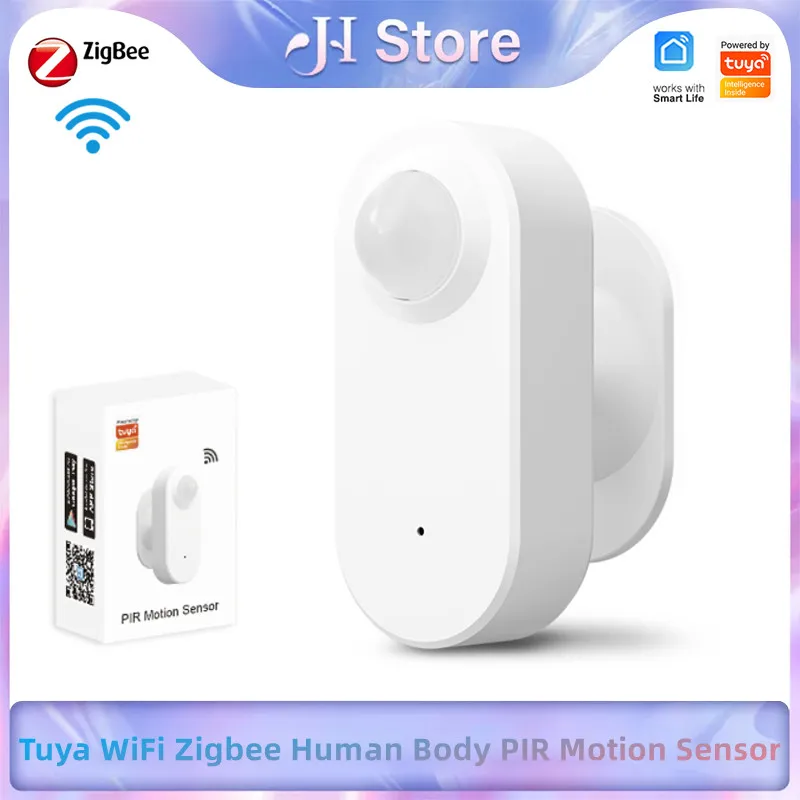 

Tuya WiFi Zigbee Human Body PIR Motion Sensor Wireless For Smart Life Records APP Tracking Wireless Control Smart Home Security