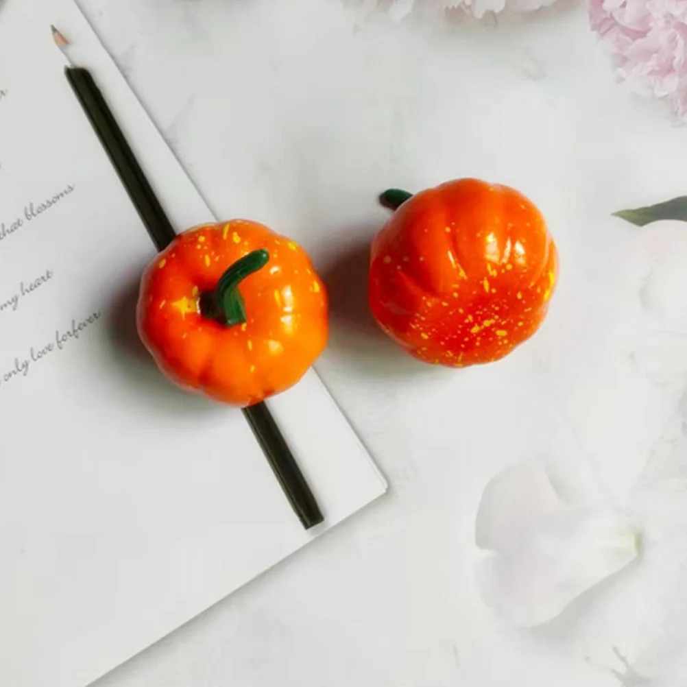 

12Pcs Artificial Pumpkin Decor Simulation Foams Halloween Pumpkin Decoration Harvest Festival Party Home Decor Atmosphere