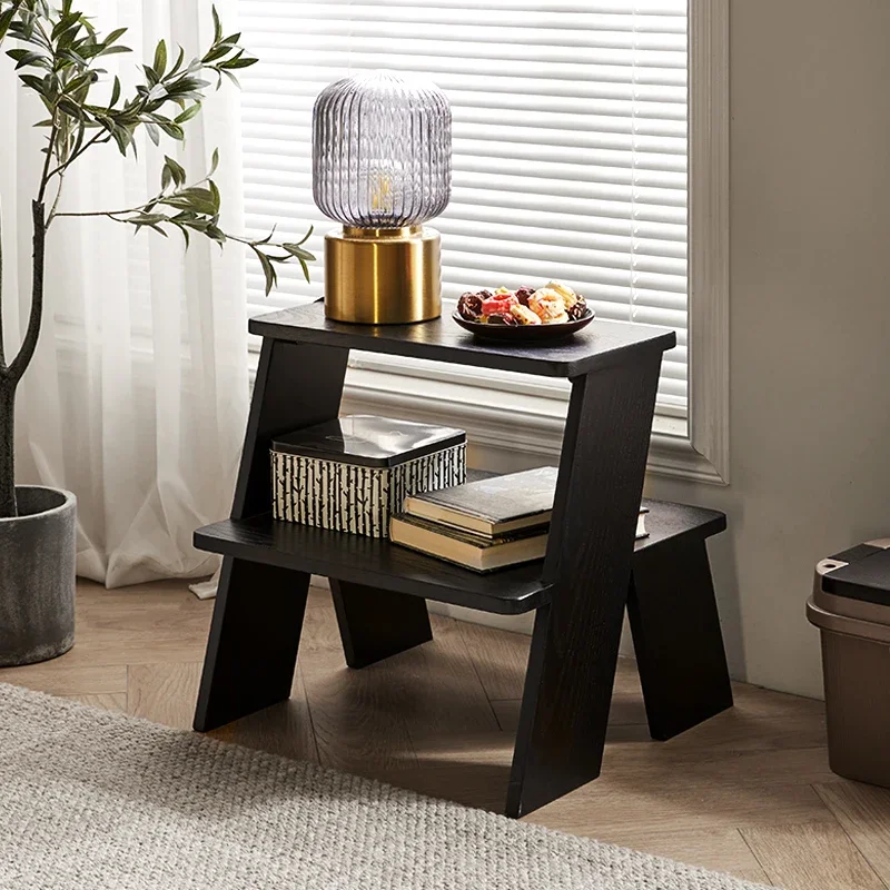 

few living room double layer retro multi-functional simple corner few designer shoe changing ladder stool edge few