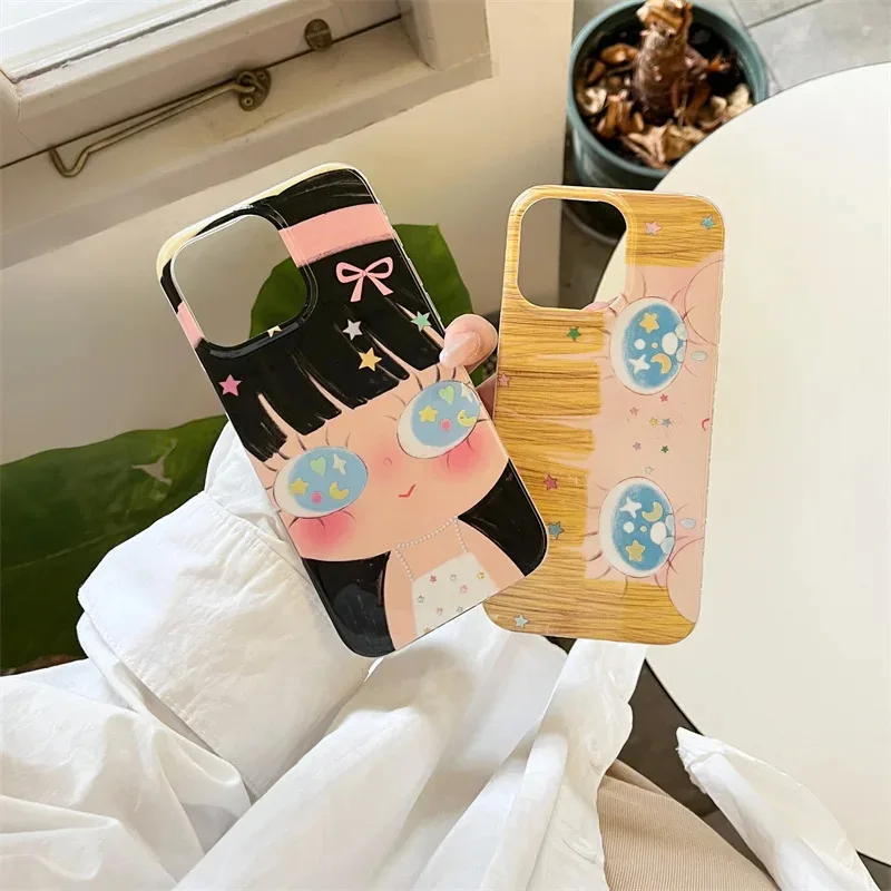 

| Double Layer | Star Eye Selfie Girl | Best Friend Gift | for iPhone 11 12 13 14 15 16 Pro Max