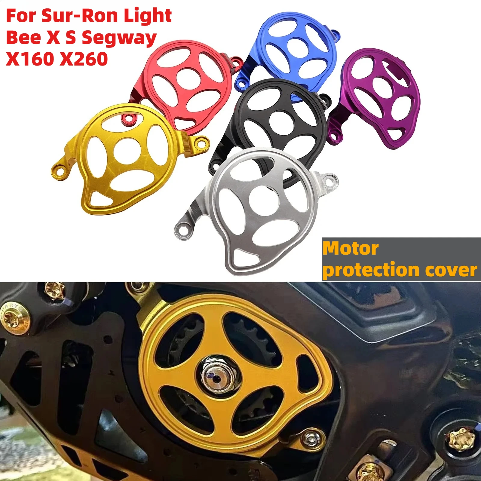 

Electric Motorcycle CNC Engine Case Saver Cover Guard For Surron Sur-Ron SurRon Light Bee X S L1E For Segway X160 X260 Dirt Bike