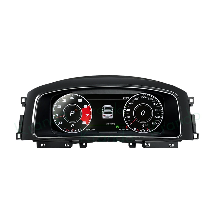 

Krando Digital Dashboard Panel For Volkswagen VW Golf 7 / 7R 2012 - 2020 Car Dashboard Instrument Digital Cluster 12.3" Screen