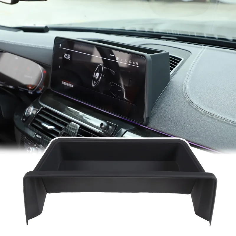 

For BMW 5 6 Series GT 2021-2023 Car Dashboard Navigation Screen Rear Storage Box Hidden Organizer Tray Interior Accessories