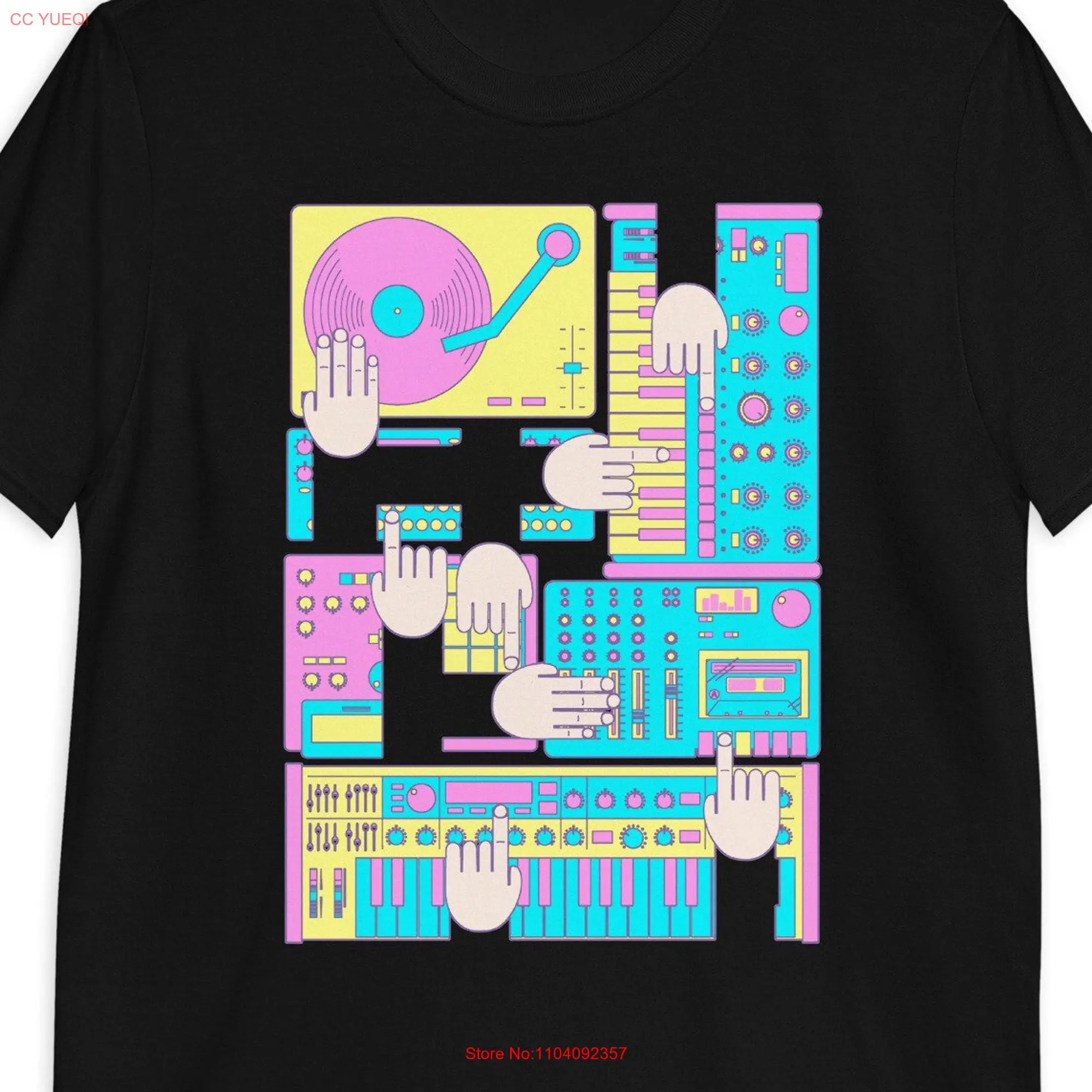 Electronic Music producer T Shirt for Dj beatmaker long or short sleeves