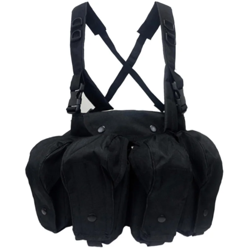 Outdoor sports magazine bag chest equipment hunting soft bag simple vest outdoor CS carrying vest