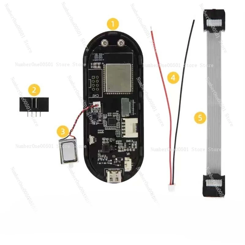 ESP32 S3 Development Board with 1.9 Inch LCD Microphone Rotary Encoder for IoT HMI Smart Home Control Panel