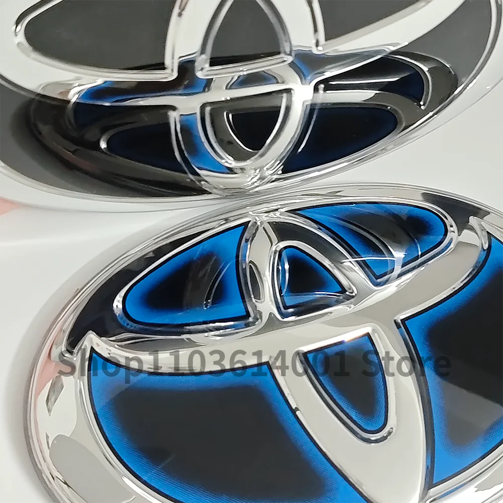 3D Emblem Car Front Head Grill Hood Trunk Stickers for Toyota 86 SUPRA Crown fortuner Avalon Innova Mirai PRIUS Hybrid Badge