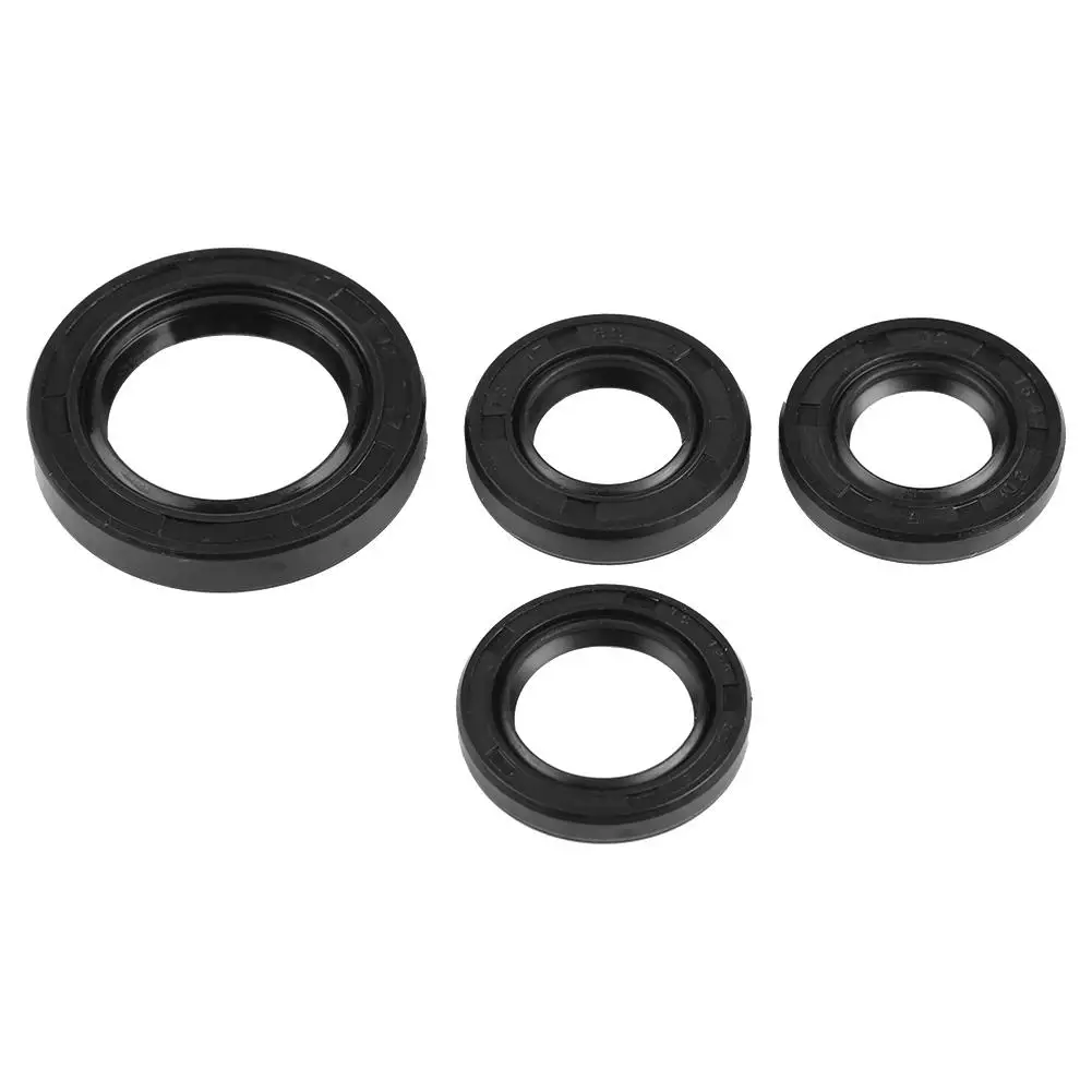 NBR Framework Oil Seal 5Pcs ID 4mm 5mm 6mm 7mm 8mm 9mm OD 12-34mm Thickness 4-10mm Nitrile Butadiene Rubber Gasket Sealing Rings