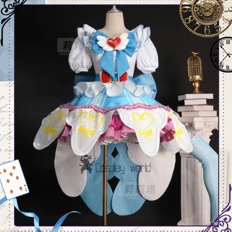 

Новый аниме Pripara, карнавальный костюм Shiratama Mikan, новое милое платье Лолиты, головные уборы для девочек, перчатки, женский рождественский комплект на Хэллоуин