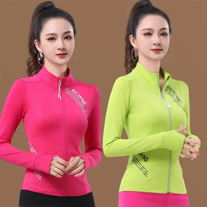 

Qui Dry Fitn Aerobics Step Dance Morning Run Square up Женская спортивная одежда Быстрая одежда для тренировок