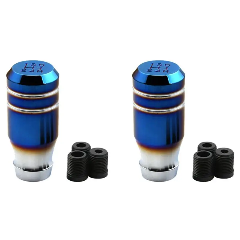 2X 3 Inch Bride Burnt Blue Universal Car 5 Speed Gear Shift Lever Manual Shifter Knob-N30R