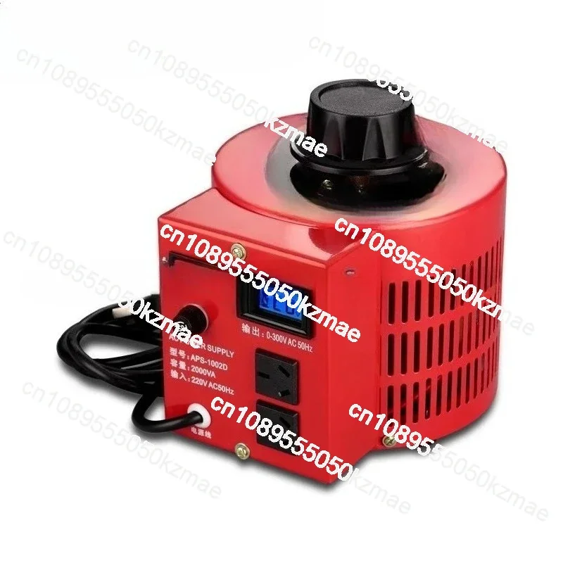 Transformador Variable Variac de 1KVA/2KVA/3KVA/5KVA - Regulador de Voltaje CA de 220V a 0-300V, Fuente de Alimentación Ajustable