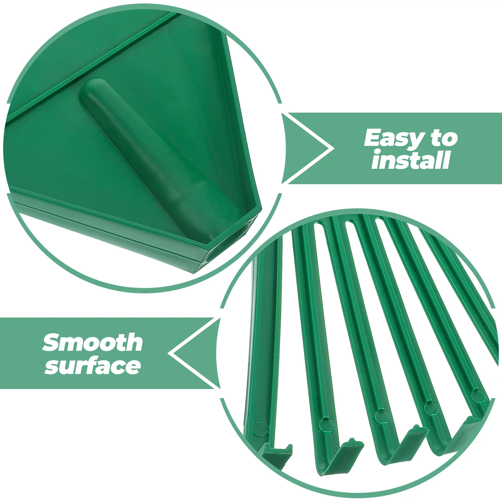 

Lightweight Plastic Garden Compact Leaf For Lawns Pine Needles Grass Clippings Yard Shrub Rake Hand Garden Tool Turf Rake Leaf