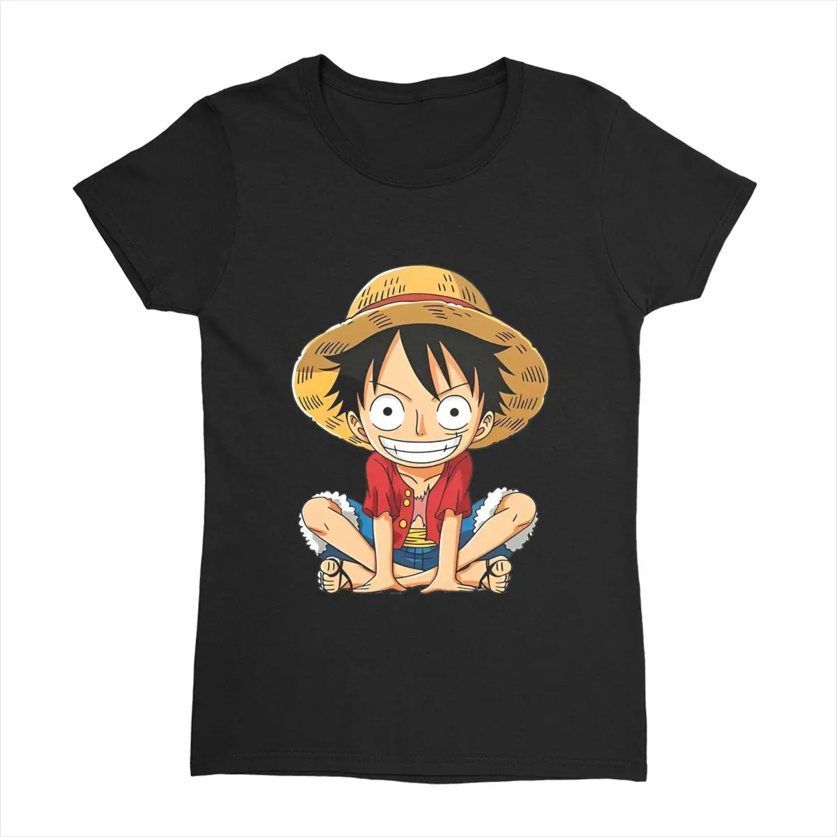 One Pieces T-Shirt anime luffys Trendy Cool T-Shirts Short-Sleeve Y2K Retro Tshirt Beach Loose O Neck Oversized Tees