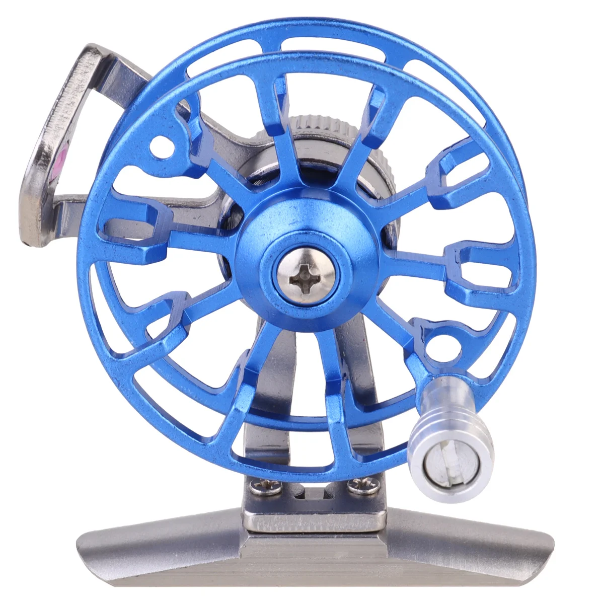 Fly Fishing Reel Silver Wheel Metal Automatic Comfortable Gear Lightweight Necessary Tool