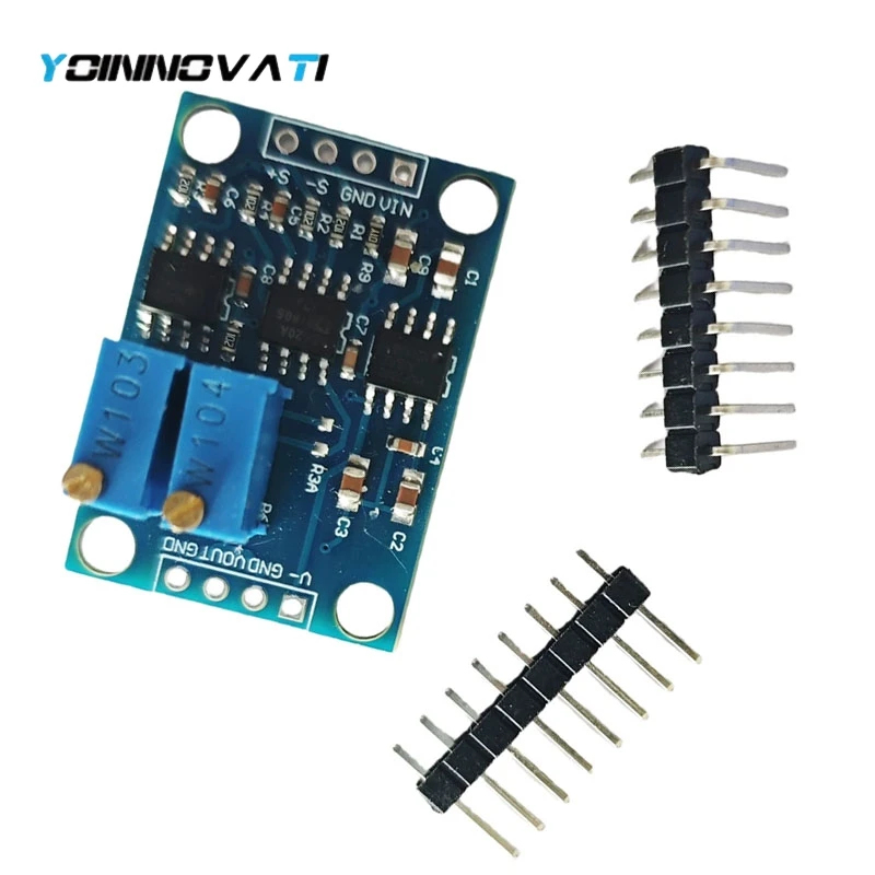 AD620 Precision Instrumentation Amp Board, 1000x Adjustable Gain, Microvolt/Millivolt Signal Amplifier, Zero Calibration