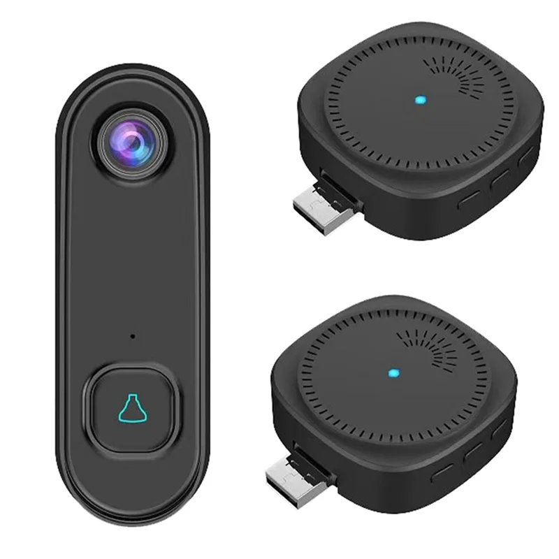 

Dingtone Пейджер Дверной звонок Граффити WIFI Визуальный дверной звонок Облачное хранилище Дистанционное управление сотовым телефоном Противозломный домофон-A22R