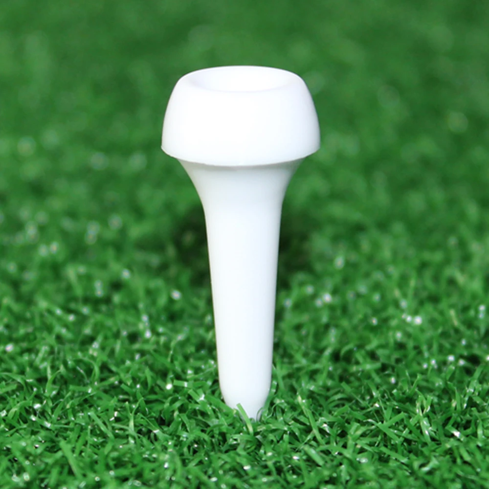 50Pcs/Set Golf Tee Ball Nail Golf White Plastic Tees Set Golf Ball Nails Training Aids Balls Standing Sticks