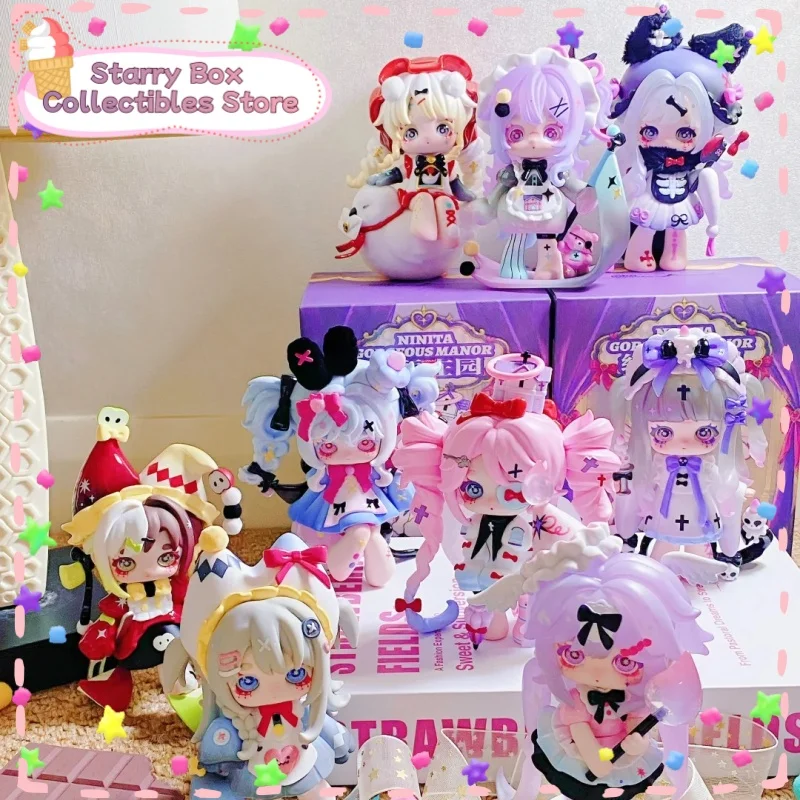 Genuine NINITA Gorgeous Manor Series Blind Box 3rd Generation Cute Figure Ornament Mystery Box Trendy Collectible Doll Gift