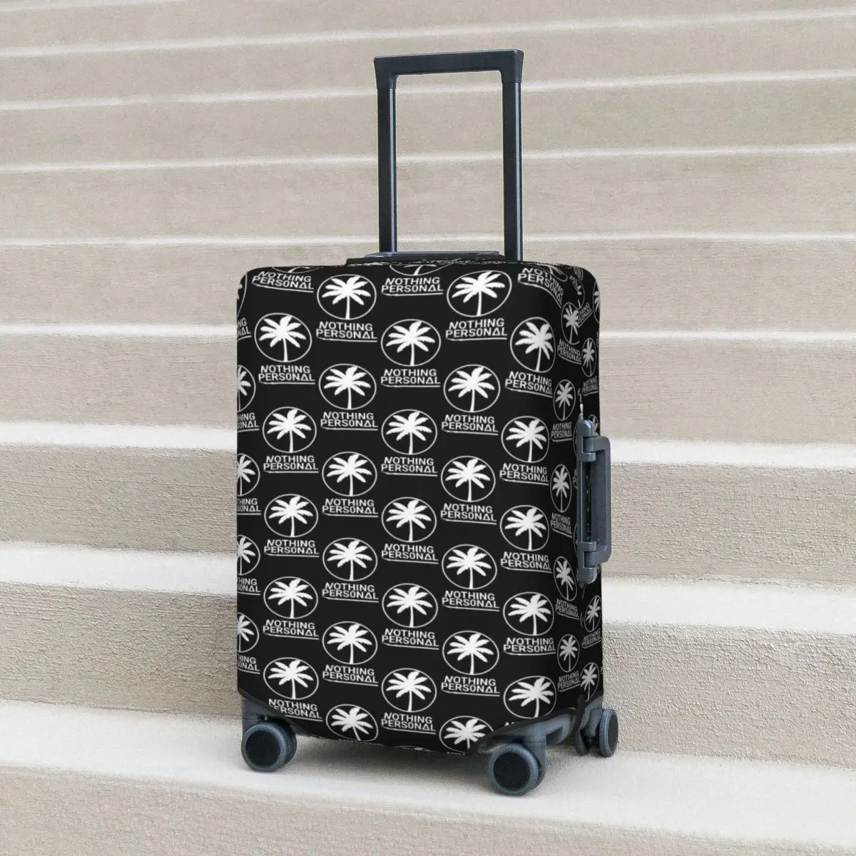 Palm Trees Suitcase Cover Plants Print Flight Travel Strectch Luggage Supplies Protection