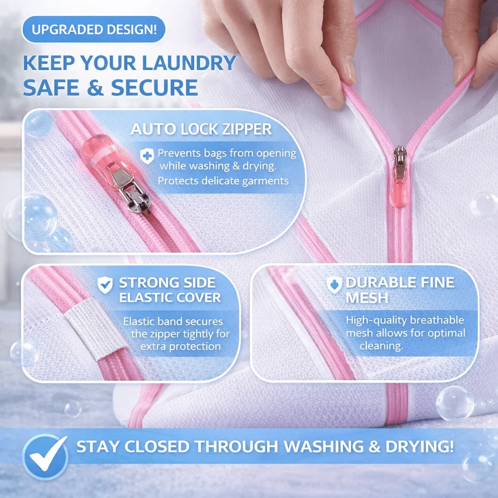 7 Pack Multi-Size Mesh Laundry - огляд і ціна Multi Pack Underwear