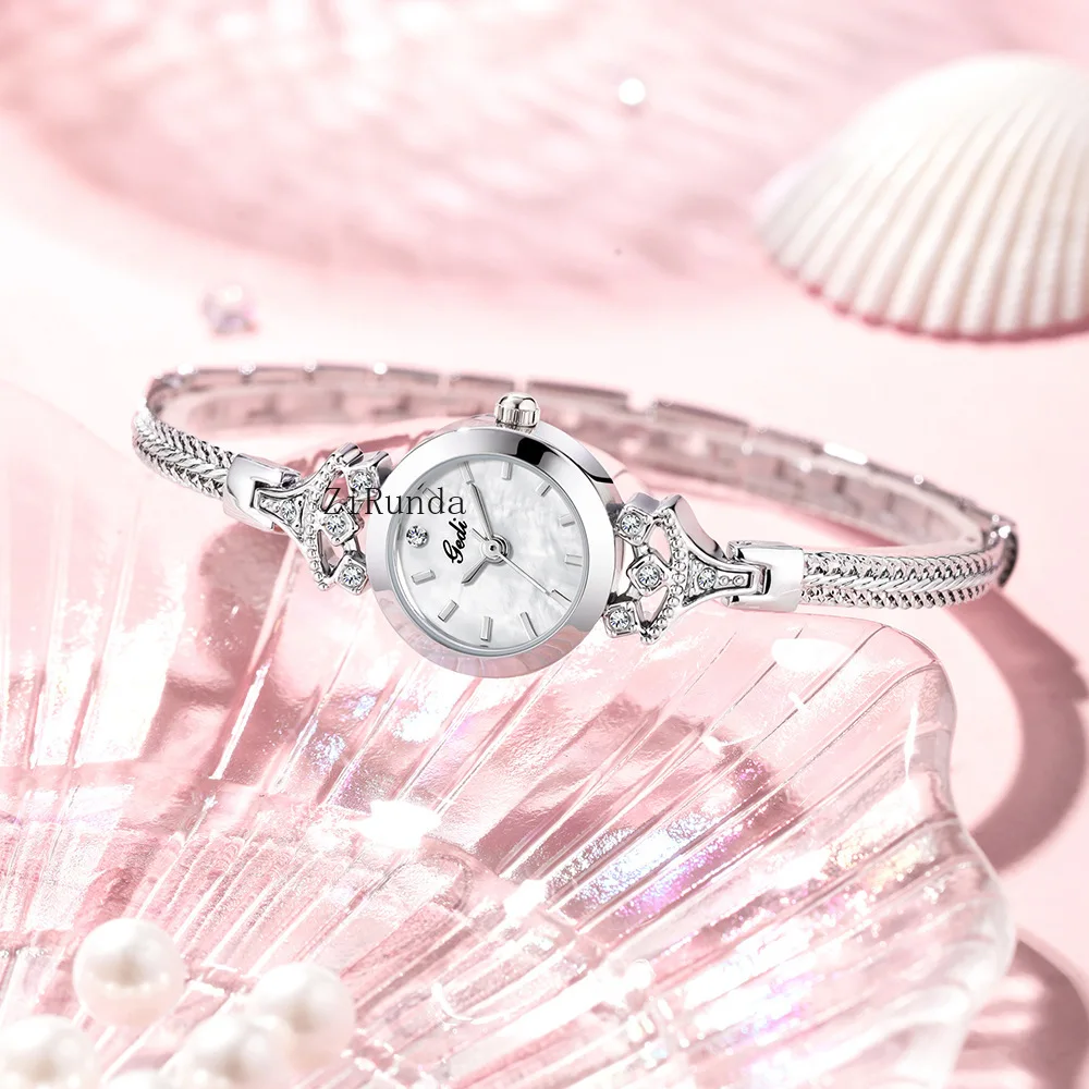 ساعة اسوارة، ساعة فريتيلاري فاخرة خفيفة ذات قيمة عالية، ساعة كوارتز نسائية