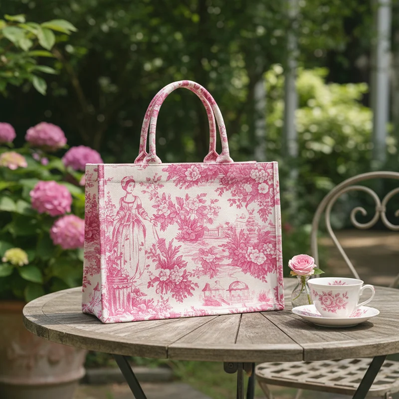 

Luxury Designer Women's Tote Bag, Large Capacity Fashion Handbag, Casual Daily Travel Bag, Stylish Beach Tote