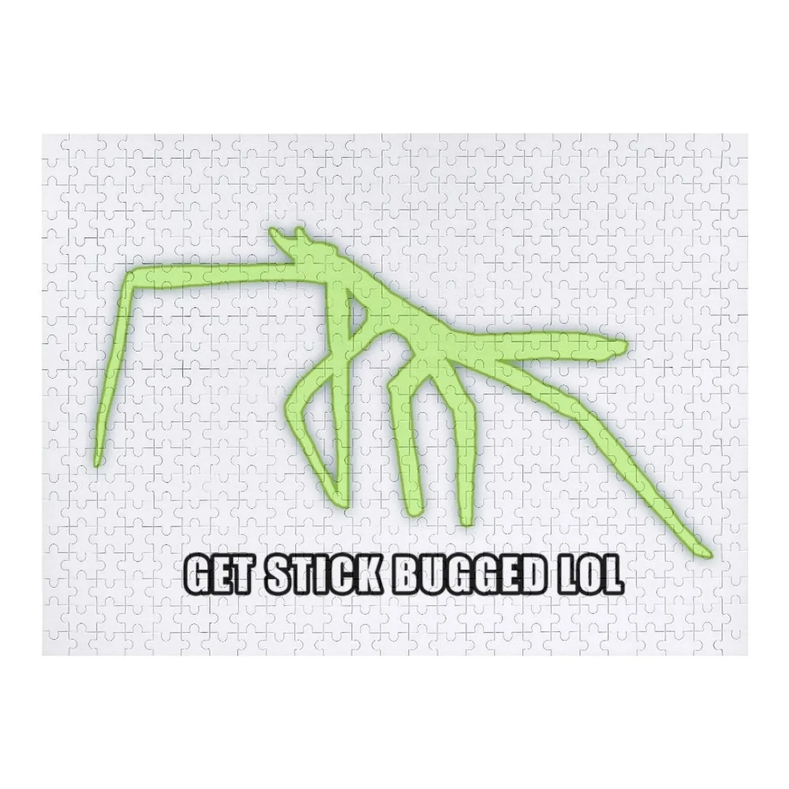 

GET STICK BUGGED LOL - V2 Jigsaw Puzzle Customizable Child Gift Customized Picture Custom Child Gift Puzzle