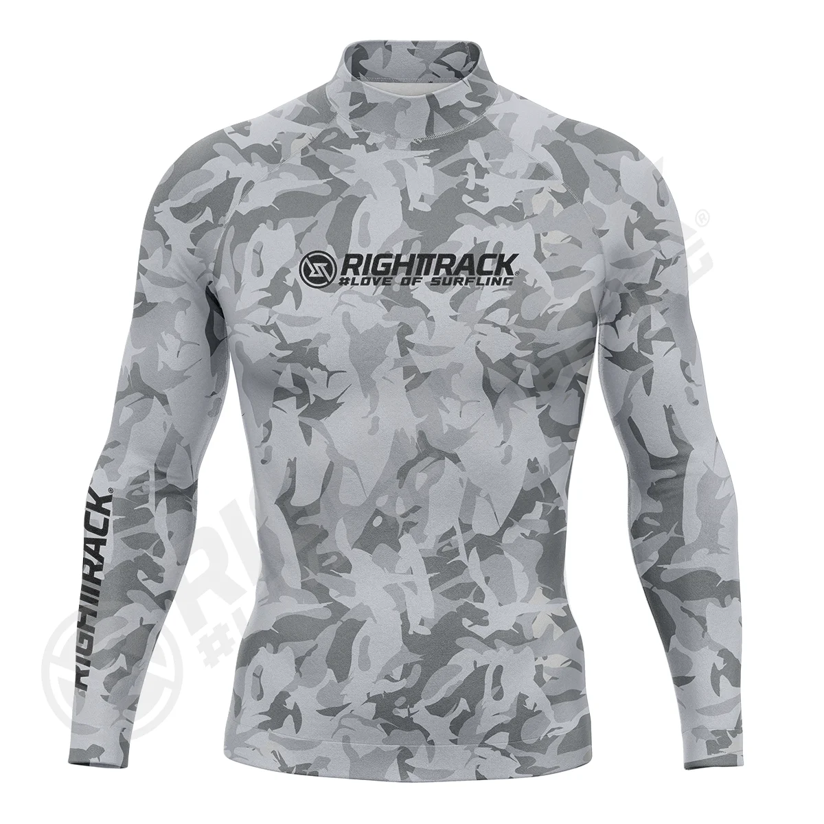 HotSale Rashguard męskie topy surfingowe lato UPF50 + druk cyfrowy Lycra stroje kąpielowe kostiumy kąpielowe RIGHTTRACK odzież do sportów wodnych
