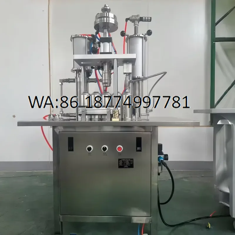 custom for Stainless Steel 304 Semi Automatic Pneumatic Aerosol Filling Pump 1 Percent Accuracy Food Beverage Gas
