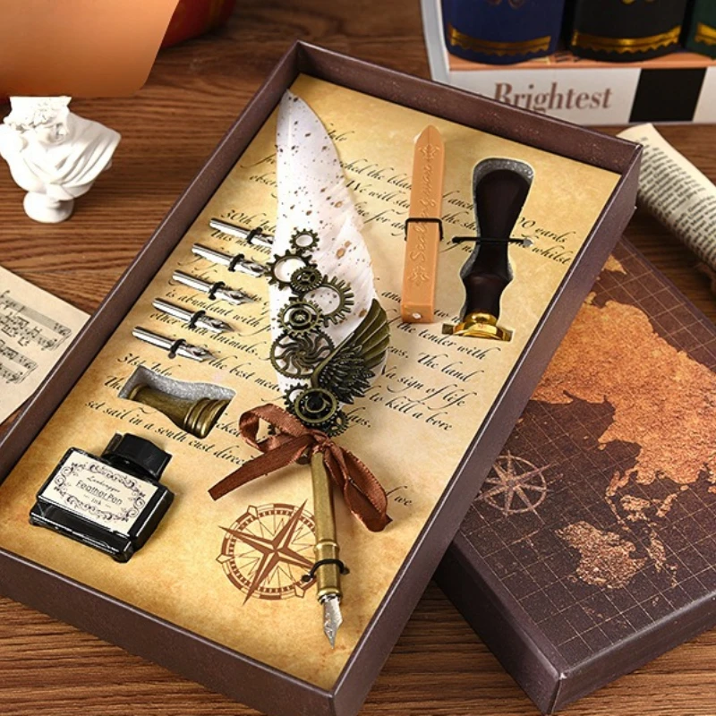 Wax Seal Stamp Set - Kırtasiye ve Hediye İçin Mum Mühür