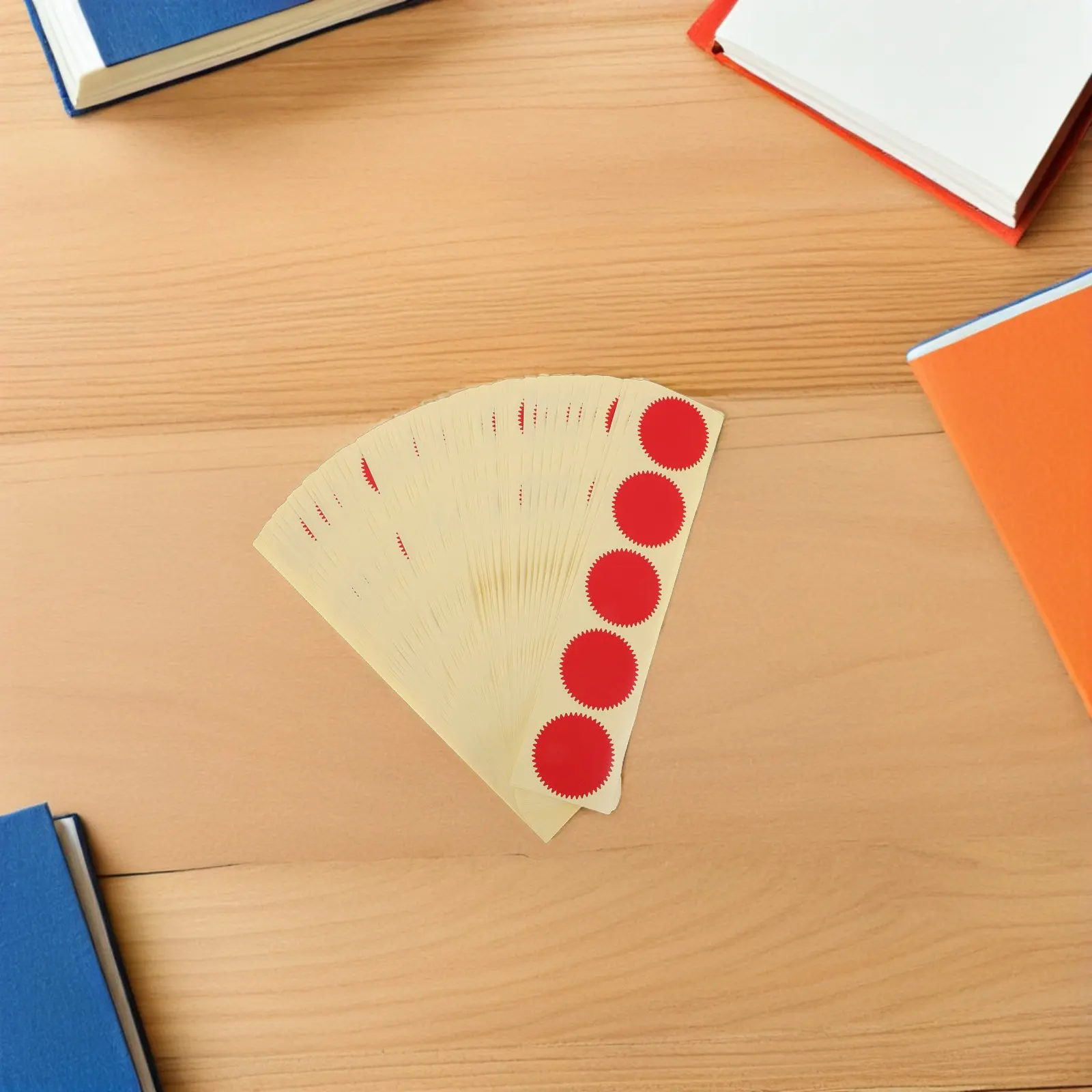 

60 листов, 45 мм, этикетки с зубчатым краем и тиснением, красные круглые самоклеящиеся этикетки для сертификатов, наград, выпускных открыток, деловых документов