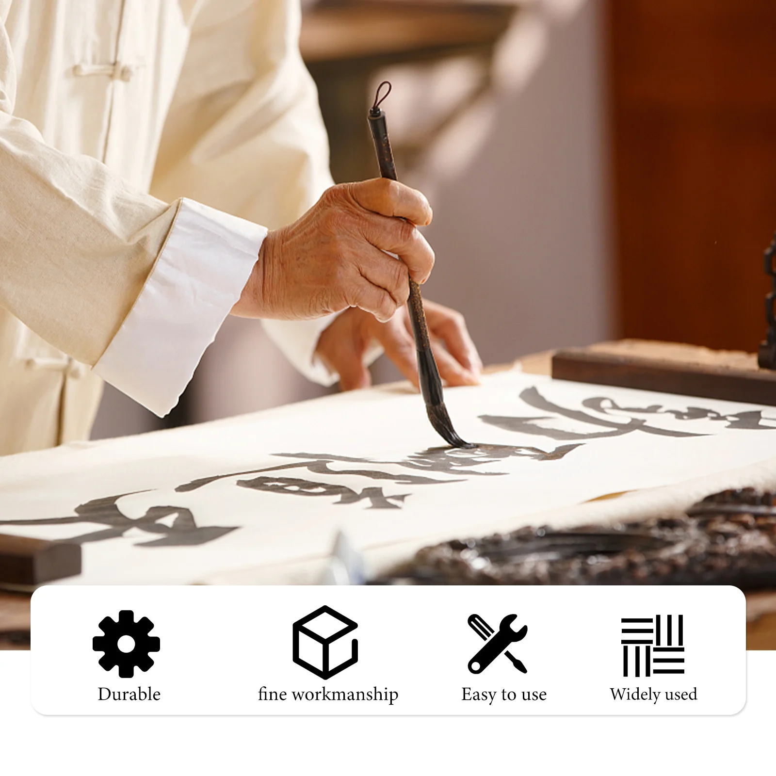 

1Pcs Mini Inkstone Retro Zodiac Design Paper Weight for Office Desk Decor Calligraphy Tool Craft Adornment Students Gift