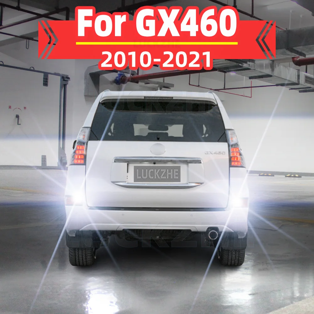 2 szt. Dla Lexus GX460 GX 460 2010-2015 2016 2017 2018 2019 2020 2021 LED zapasowy rewers zapasowe żarówki Canbus bez błędu