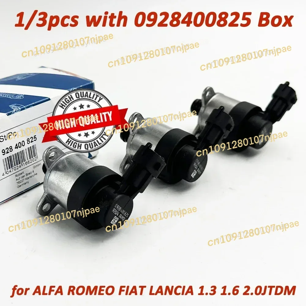 

New 1/3pcs with 0928400825 Box For ALFA ROMEO CITROEN FIAT LANCIA 1.3 1.6 2.0 JTDM Fuel Pressure Regulator Control Valve