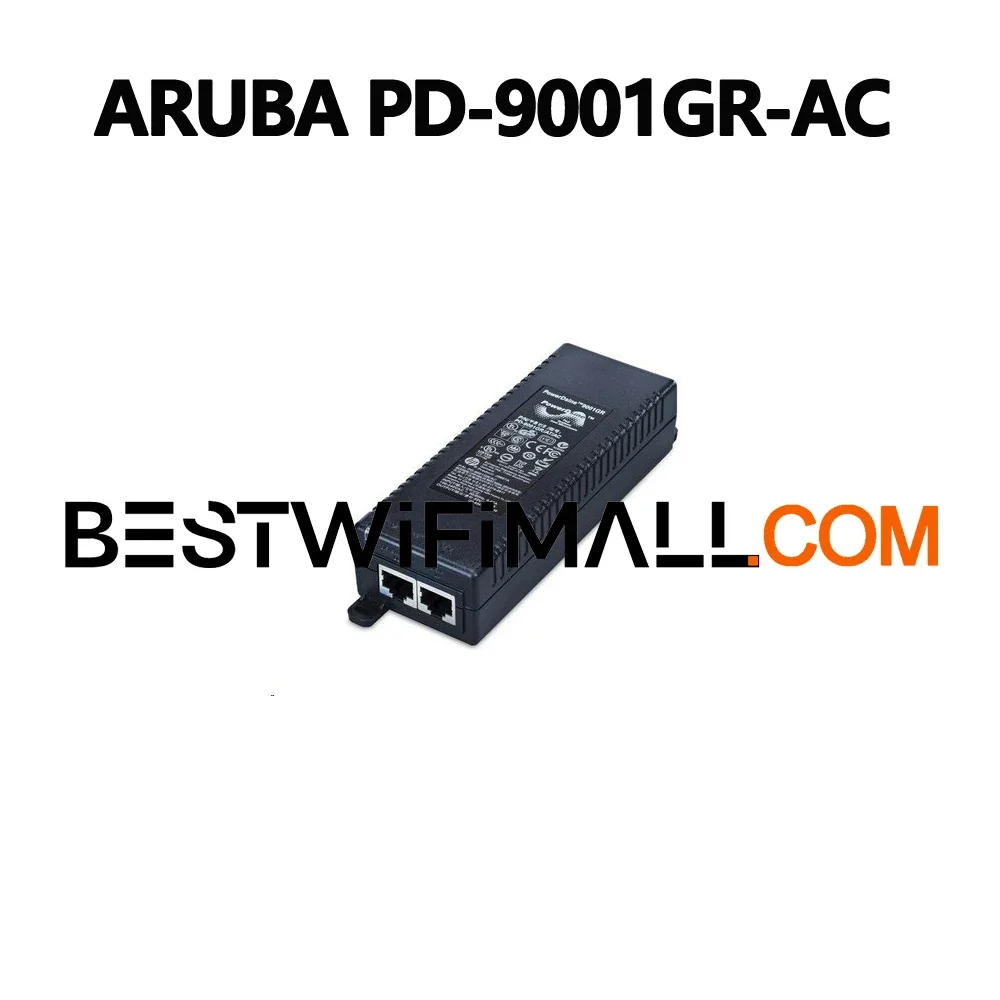 

ARUBA Networks PD-9001GR/AC 1-Port High-Power, 30W Per Port, 10/100/1000 BaseT Midspan, AC Input