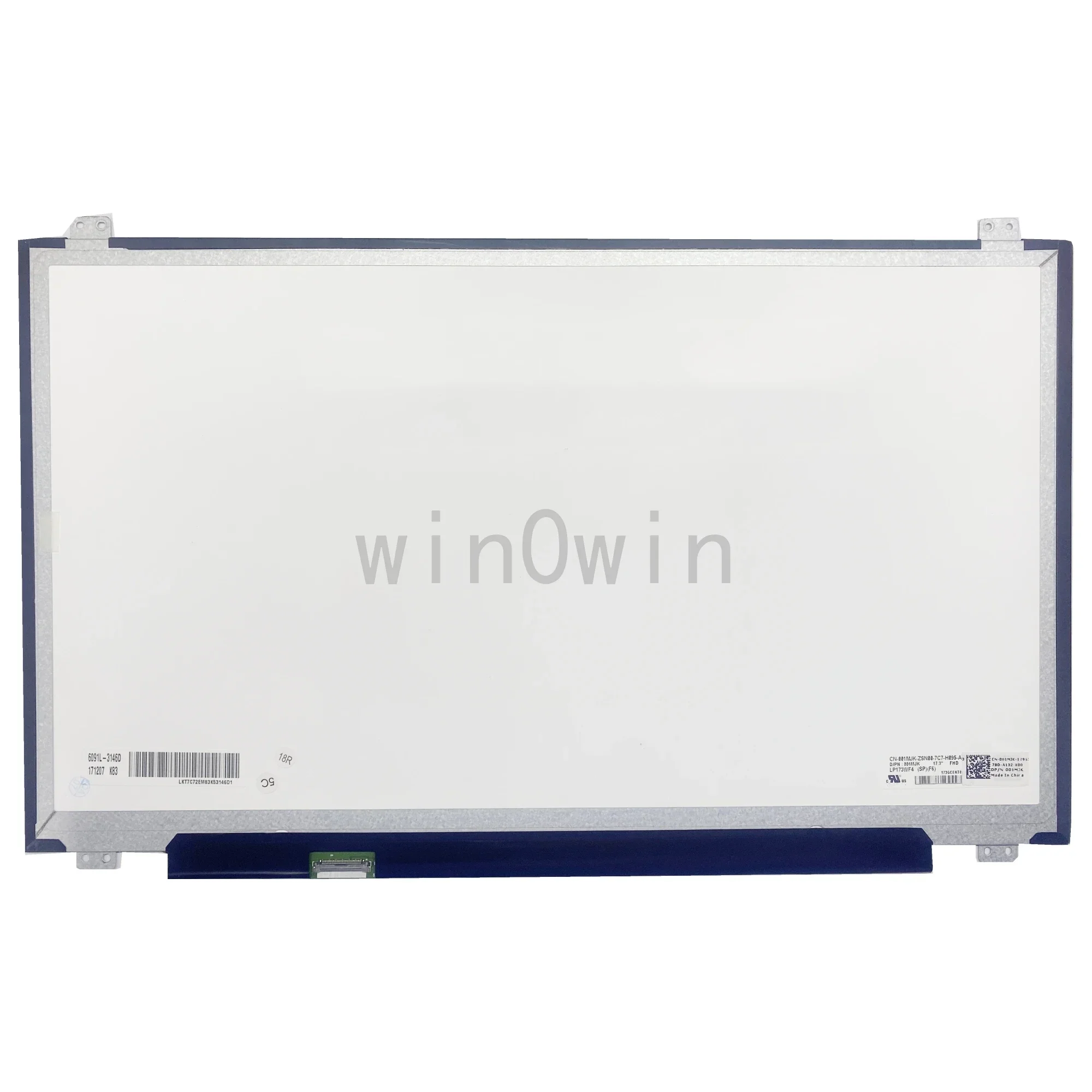 LP173WF4 SPF6 17.3 Inch Screen Panel FHD LED LCD IPS 1080P Laptop Display LP173WF4(SP)(F6) DP/N: 5D10Q59856
