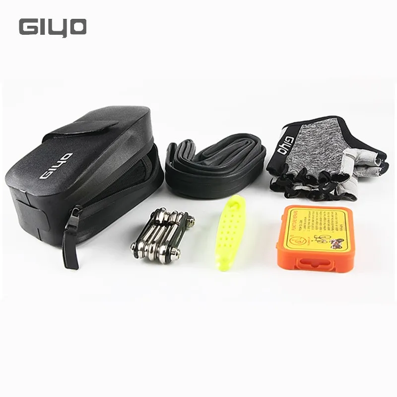 GIYO Waterproof Bicycle Saddle Tail Bag MTB Road Bike Tools Pannier Large Capacity Rear Seatpost Bag Basket Cycling Accessories