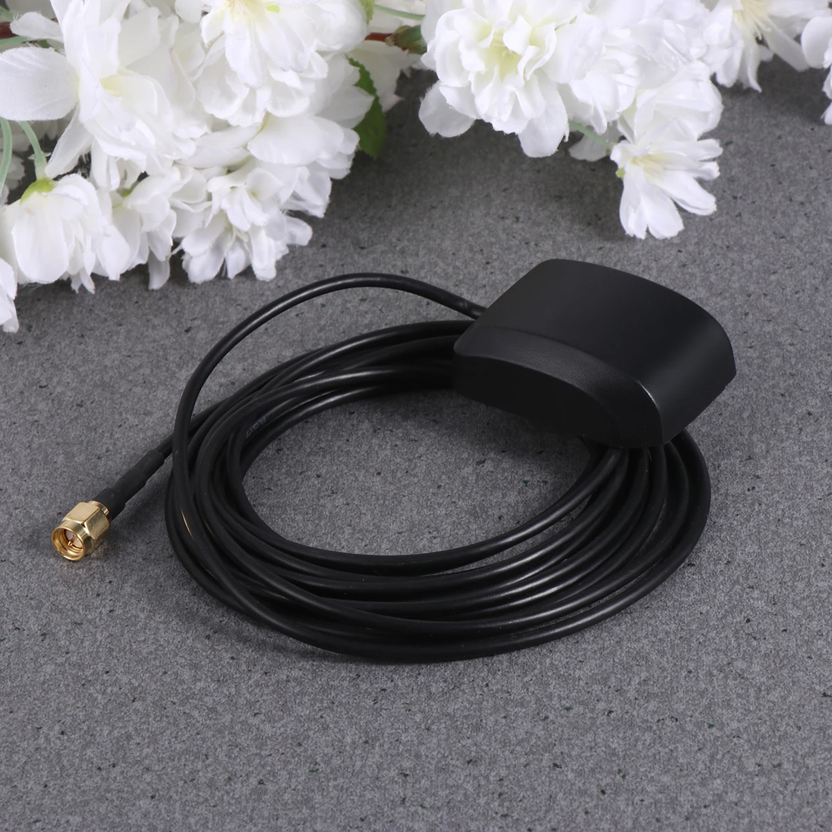 

s Car GPS Antenna High Signal Amplifier Cable External Ceramic Feeder Wire Universal Fit Vehicle Navigation Secondary