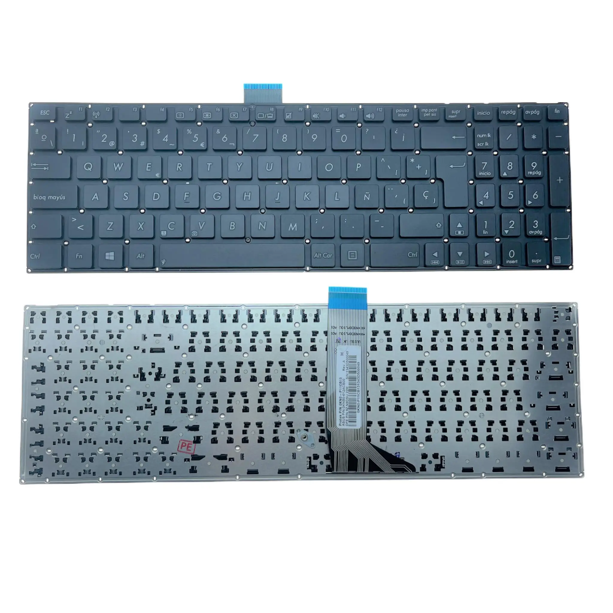 For ASUS X502 X502CA X502C F502 F502C F502CA Laptop Keyboard Replacement Spanish 0KN0-P11CB13