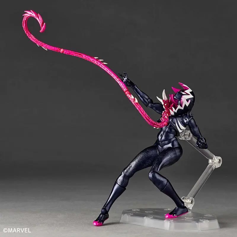 Ko Venom Gwen Revoltech Amazing Yamaguchi Symbiote Spider Gwen Anime Dekorative Actionfigur Modell Sammlerstück Jungen Spielzeug Geschenke – Detail 8