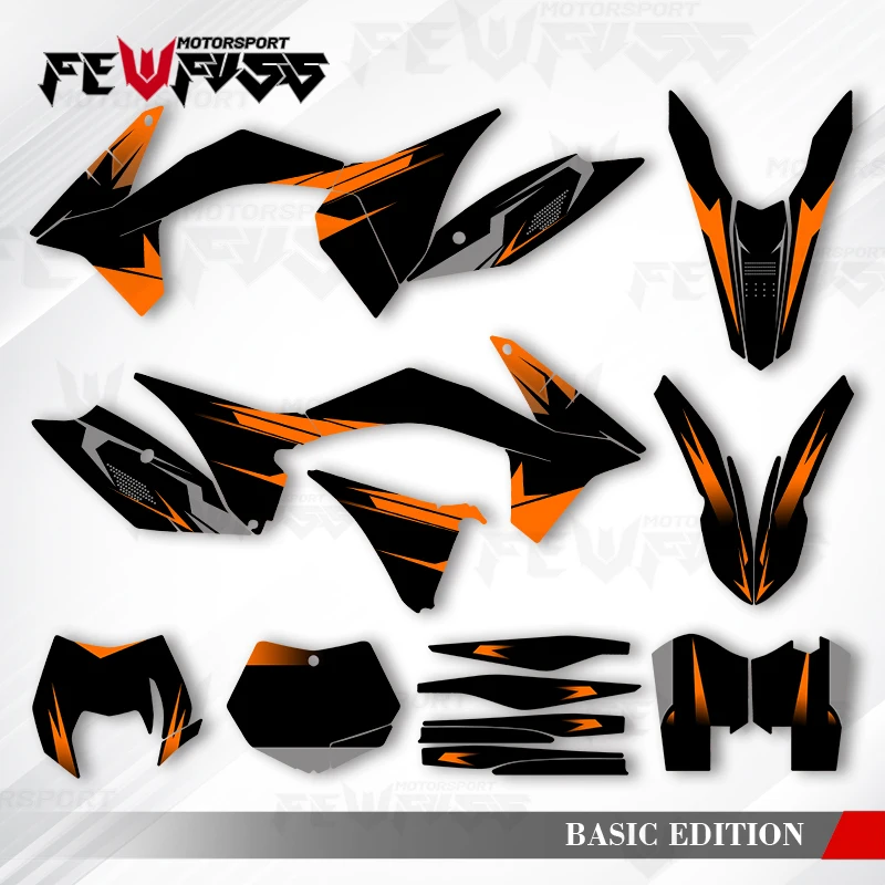 

Fewfuss графические наклейки наклейки для мотоцикла на заказ для KTM EXC 2012 2013 SXF 2011 2012 010