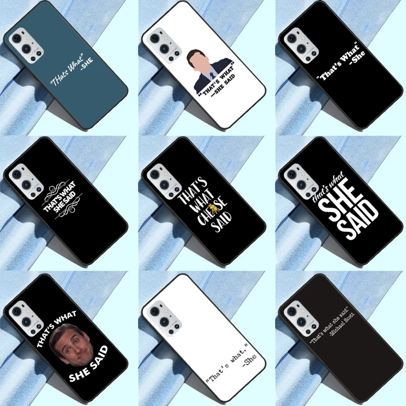 مايكل سكوت هذا ما قلت فوندا لهاتف OnePlus 10T 8T 9RT 12 13 13R 11 9 10 Pro OnePlus Nord 4 CE 2 3 Lite N20 N30