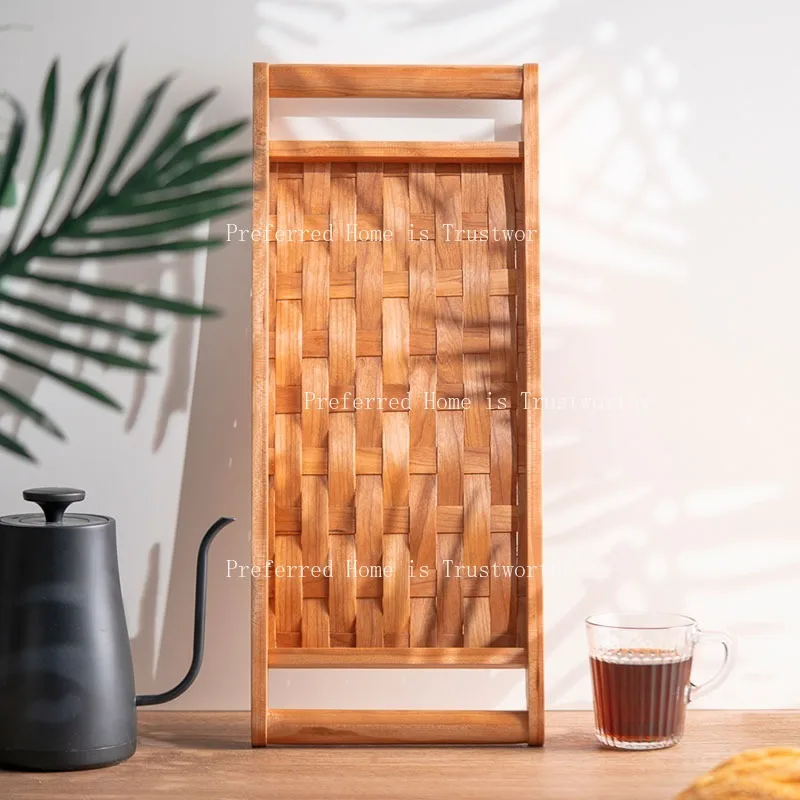 

Поднос для фруктов из вишневого дерева для домашнего использования, изготовлен из натурального дерева, таз для фруктов, фруктовый хлеб, деревянный поднос для хранения