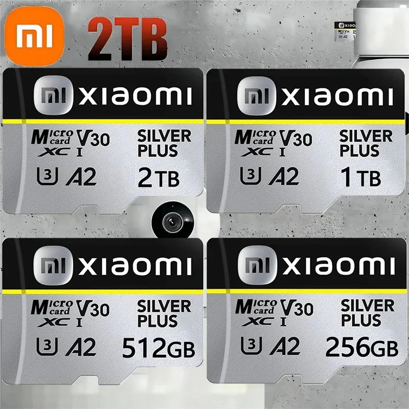 Xiaomi Memory Card Driving Recorder 2TB 1TB 128GB Micro SD Memory Card For Mobile Phone Earphone Speaker HD Camera Game Switch