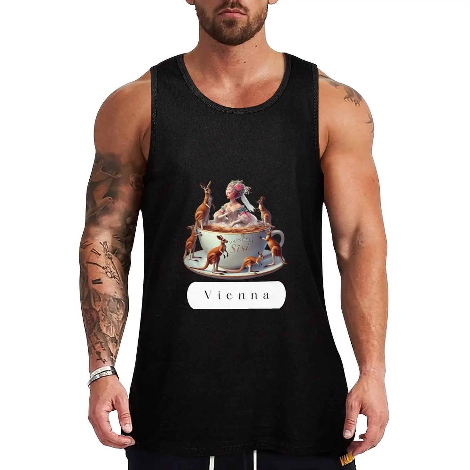 Sisi the Empress of Austria Vienna Tank Top Short sleeve Men's gym t-shirt summer clothes for men