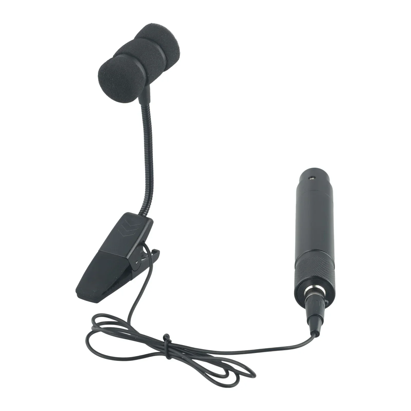 Portable 3 Pin 4 Pin Wired Sax Microphone Clip-on Design Omnidirectional Suitable For Various Instruments